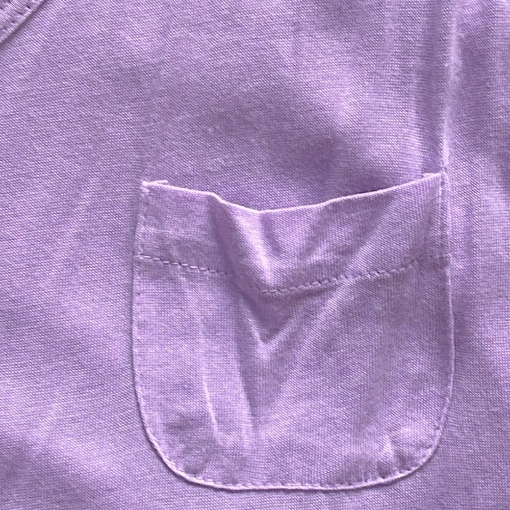 J Crew Lilac Racerback V-Neck Pocket Lightweight Dress or Cover-Up. Small - Picture 6 of 8